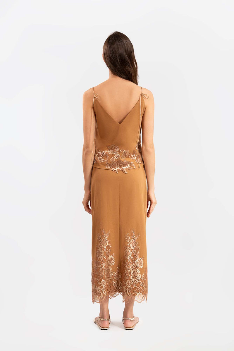 Firmamento Camel Blouse