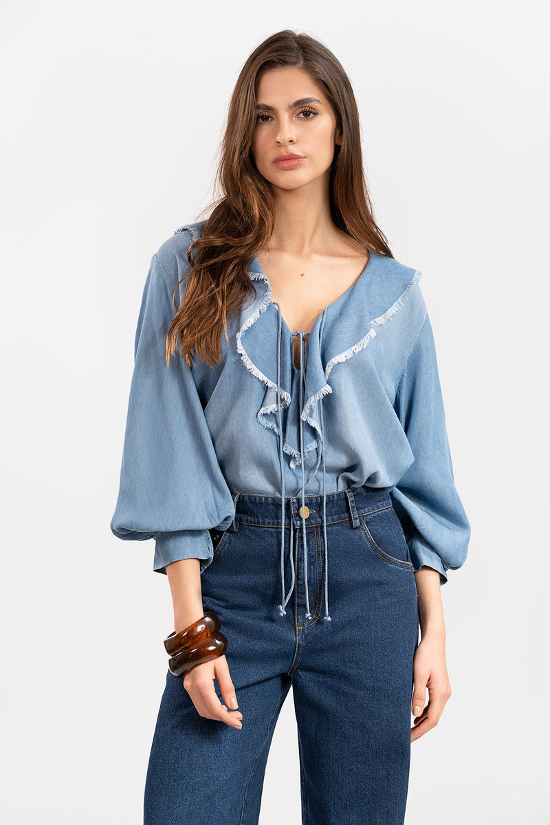 Orla Blouse Blue