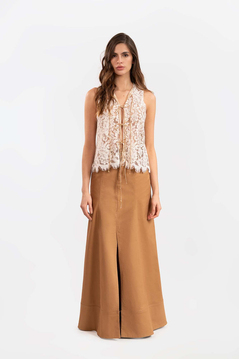 Zénit Camel Skirt
