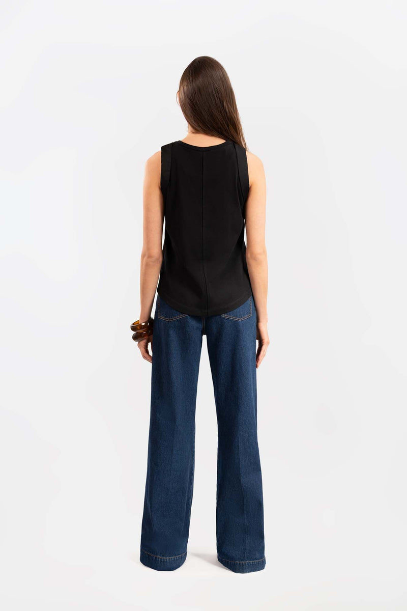 Siltra Black T-Shirt