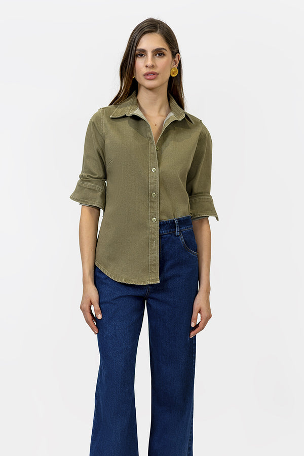 Eco Shirt Olive Green