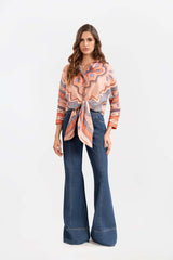 Milano Pink Blue Shirt