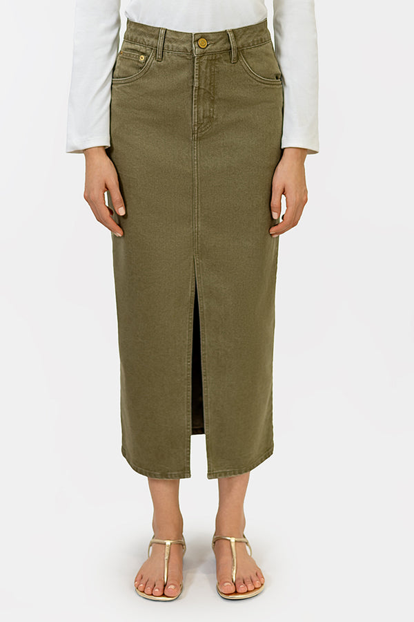 Susuro Skirt Olive Green