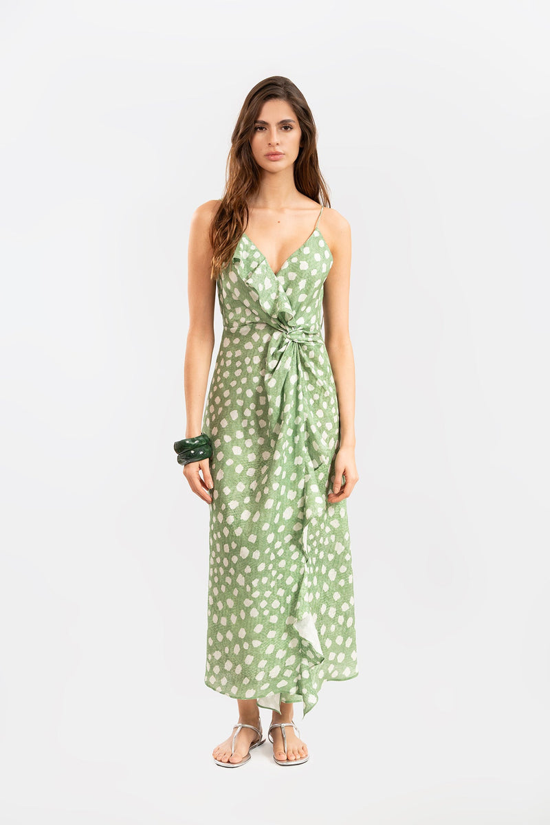 Aura Dress Wild Dots