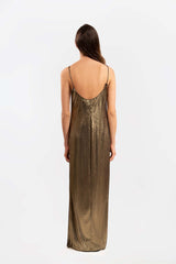 Maeva Golden Dress