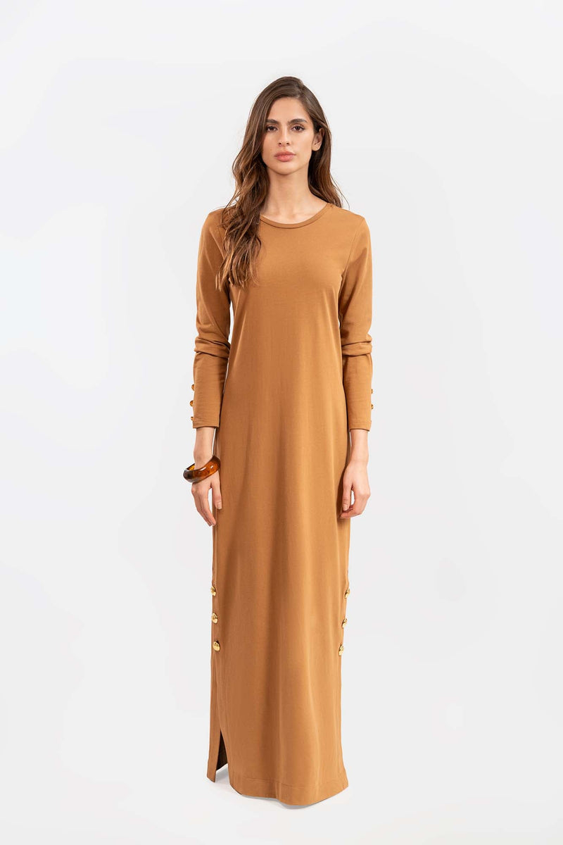 Solara Camel Dress