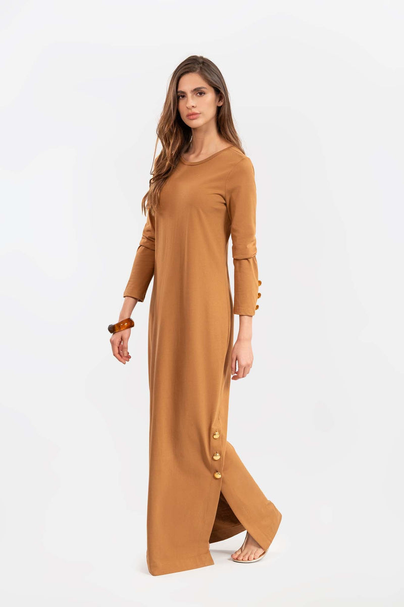 Solara Camel Dress