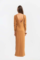 Solara Camel Dress