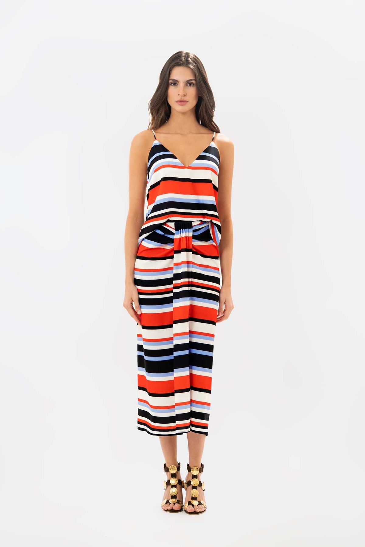 Origen Mixed Stripe Blouse