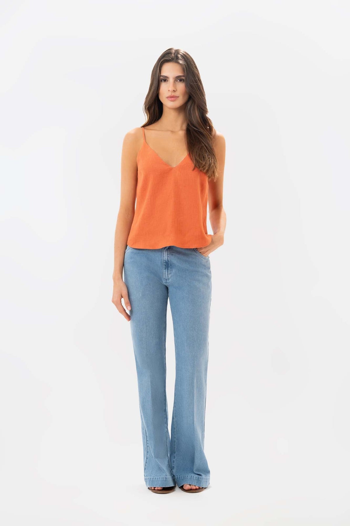 Origen Solar Orange Blouse