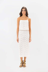 Pensamiento Ivory Skirt