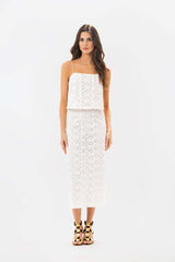 Pensamiento Ivory Skirt