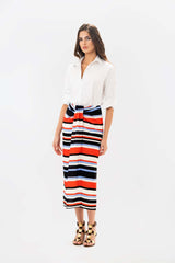 Encuentro Mixed Stripe Skirt
