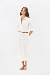 Pensamiento Ivory Skirt
