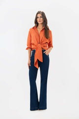 Poplin Dark Blue Jeans