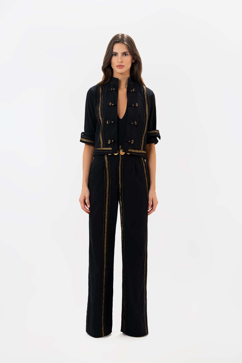 Silente Black Gold Jacket – Renata Lozano
