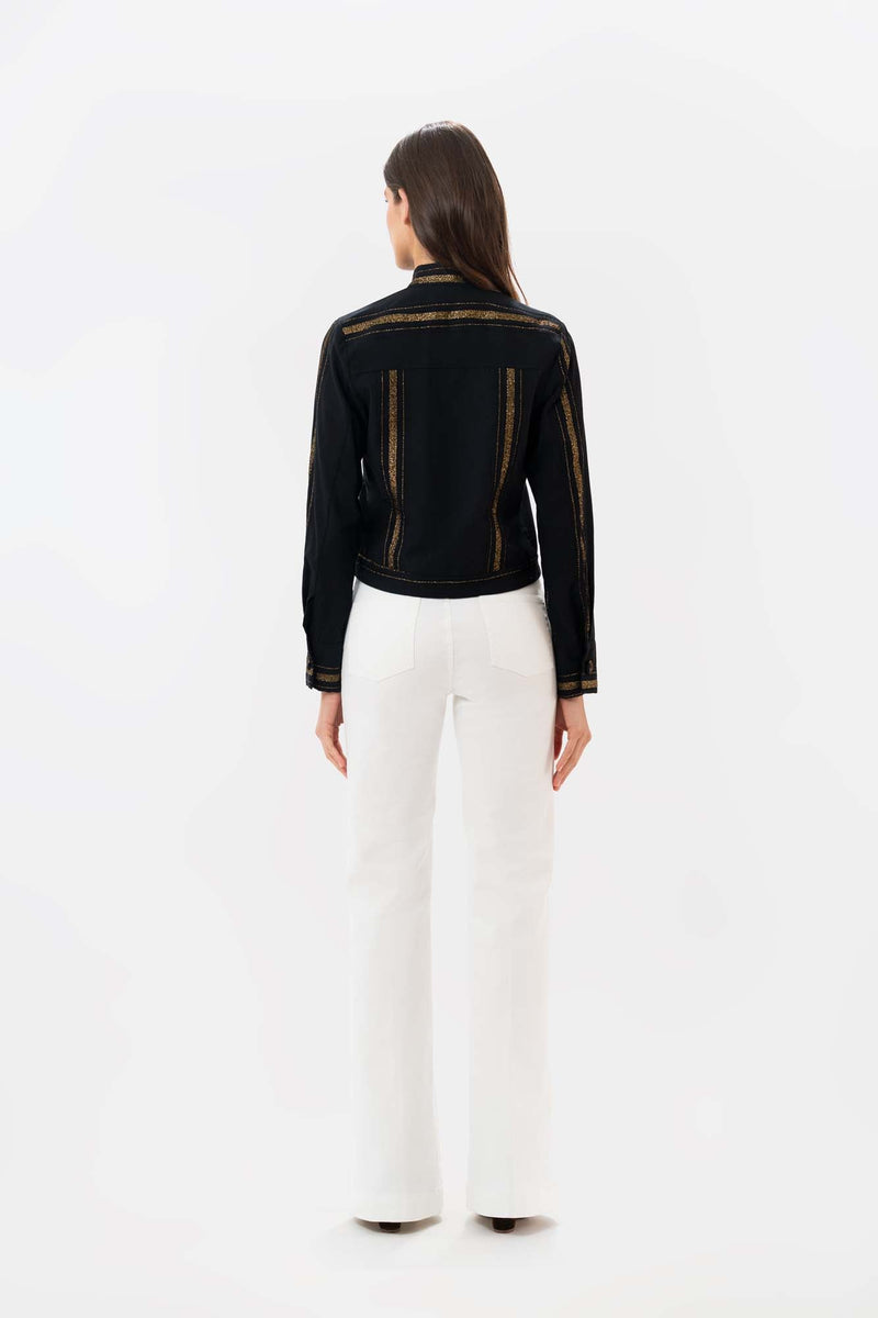 Silente Black Gold Jacket – Renata Lozano