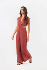 Amparo Robust Red Jumpsuit