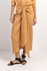 Corchea Linen Skirt