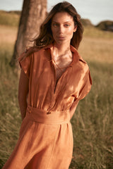 Alazán Linen Dress