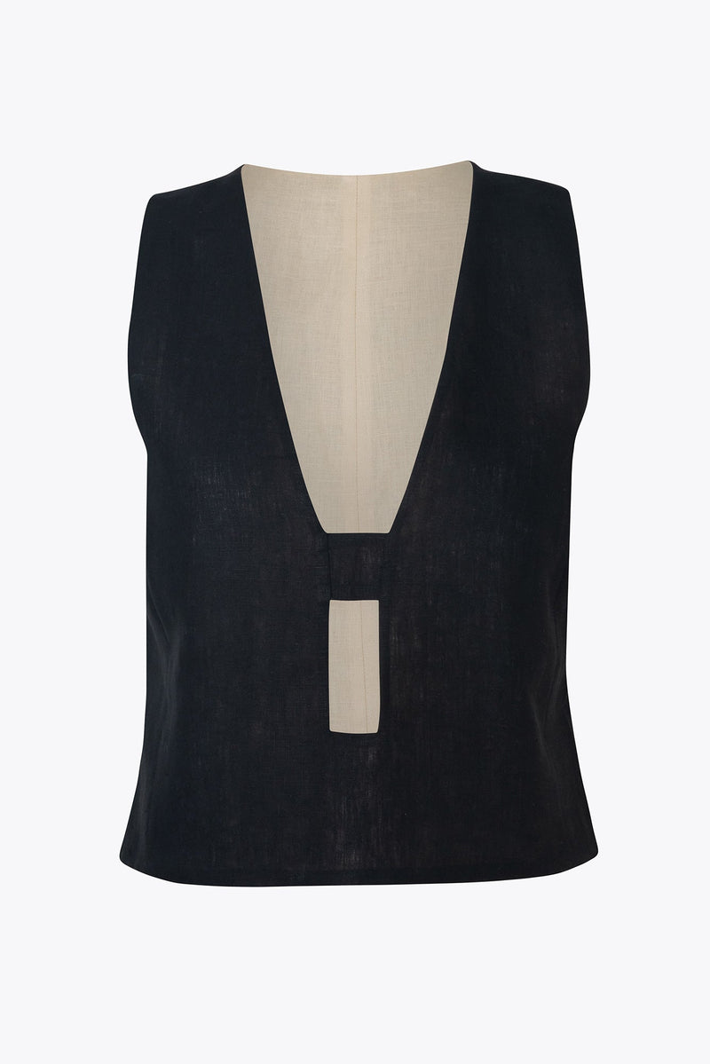 Arena Linen Top