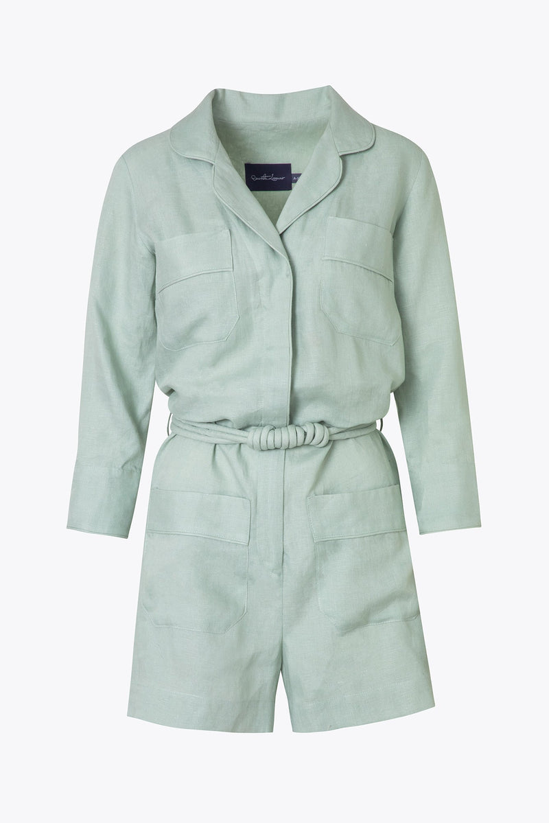Wasabi Linen Jumpsuit