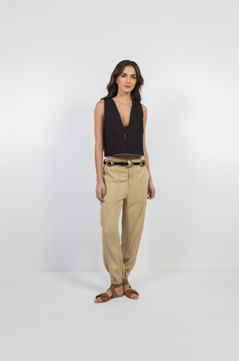 Arena Linen Top