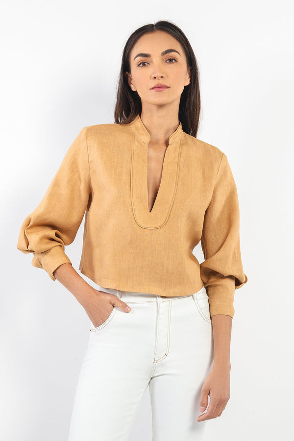 Manaure Linen Blouse