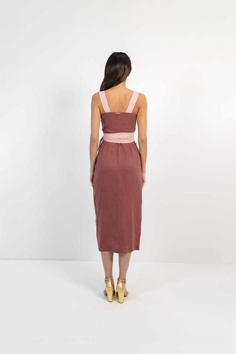 Gina Linen Dress